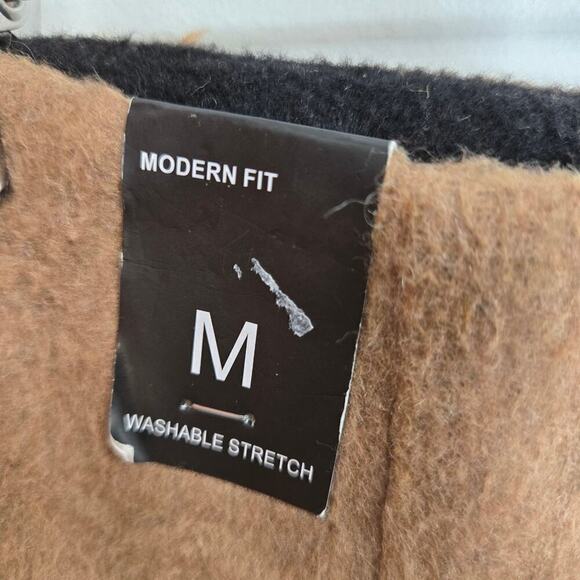 NWT Amanda + Chelsea Wool Blend Skirt Womens M Colorblock Quiet Luxury Neutrals - Picture 8 of 12